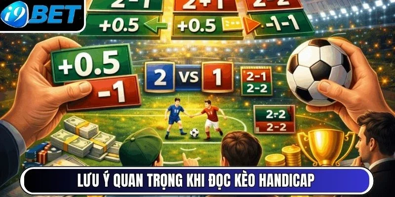 Lưu ý quan trọng khi đọc kèo handicap