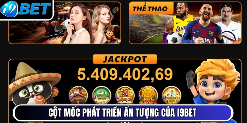 Cột mốc phát triển ấn tượng của i9bet